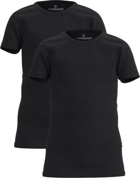 Vingino - Maat 122/128 - BOYS T-SHIRT ROUND NECK (2-PACK) Jongens Top