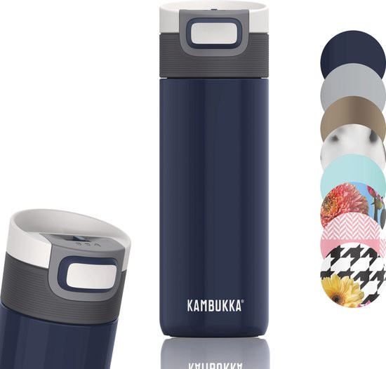 Kambukka Etna Thermosbeker 500 ml - Koffiebeker To Go - makkelijk reinigen - lekvrije Koffiebeker -