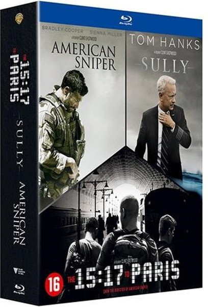 Clint Eastwood - Heroes Box (Blu-ray) 15:17 to Paris, American Sniper & Sully