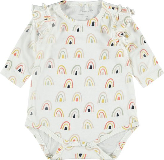 NAME IT - maat 68 - BABY NBFDAOMI LS BODY BOX Meisjes Body