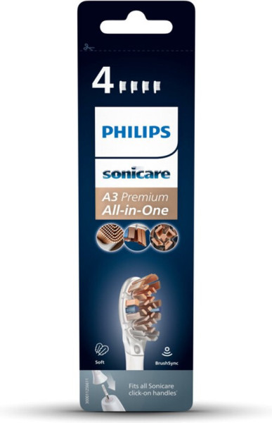 Philips A3 Premium All-in-One HX9094/10 - Opzetborstels - 4 stuks