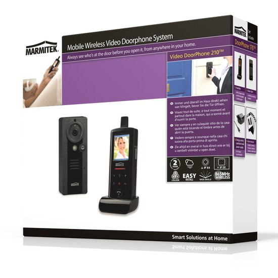 Demo - Video Doorphone 210 mobiel draadloos systeem