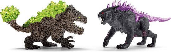 schleich ELDRADOR CREATURES Shaduw Lynx vs. Rotsbreker -70827