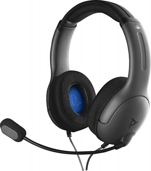 PDP Gaming LVL40 Stereo Gaming Headset - PS4 & PS5 - Official Licensed - Grijs
