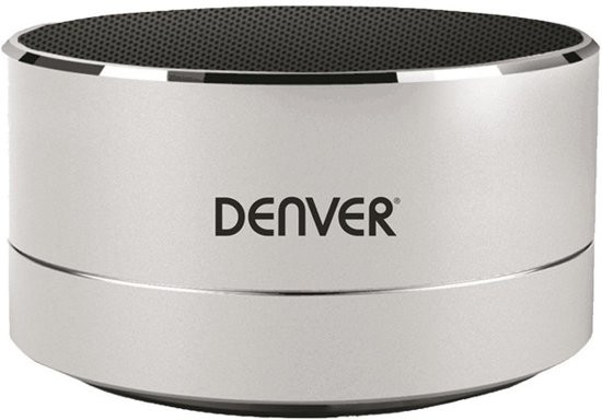 Denver BTS-32Silver, draadloze bluetooth speaker