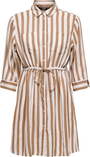 ONLY - Maat 42 - ONLTAMARI 3/4 SHIRT DRESS WVN NOOS Dames Vest