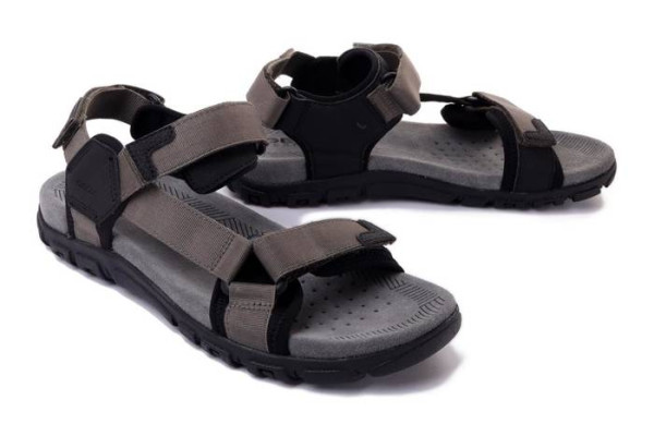 GEOX herensandalen - U3524A 00011 C3009 militair - mt 41