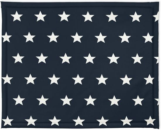 Jollein Litte star- Boxdek- 75x95cm- navy
