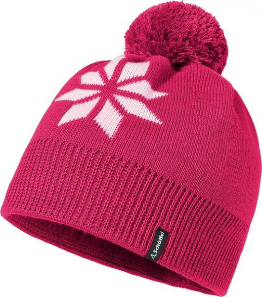Schöffel - Knitted Hat Nantes3 Muts - Pink Yarrow