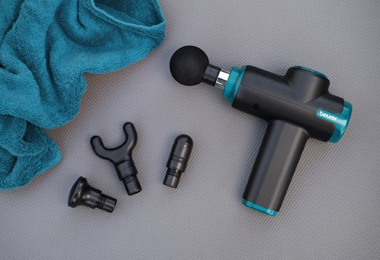 Beurer MG 99 Massage Gun - Massageapparaat - Triggerpoints - 5 Intensiteitsniveaus - 4 Opzetstukken