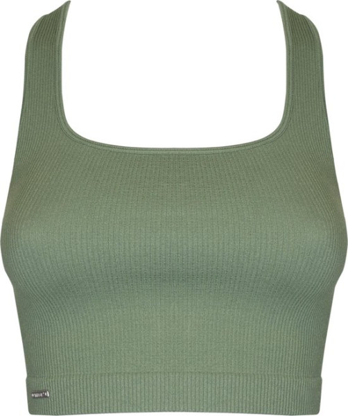 MAGIC Bodyfashion - Maat L - Lounge Crop Tanktop Green Vrouwen