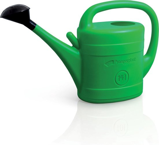 Prosperplast Gieter - groen - kunststof - broeskop - 14 liter - gieters voor buiten
