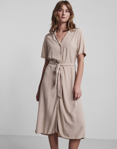 Pieces Maat M PCOLIVIA SS DRESS NOOS BC Dames Jurk