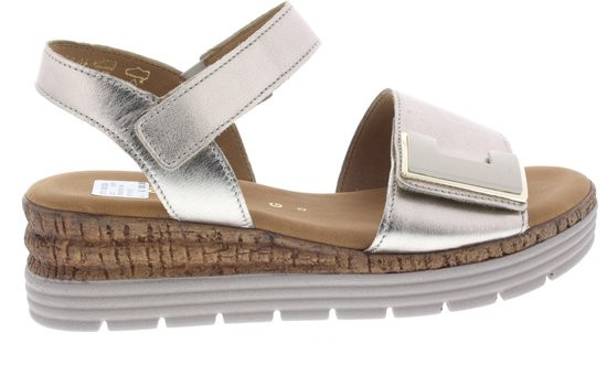 Gabor -maat 40- Dames Sandalen Gabor 62.700.82 Platina