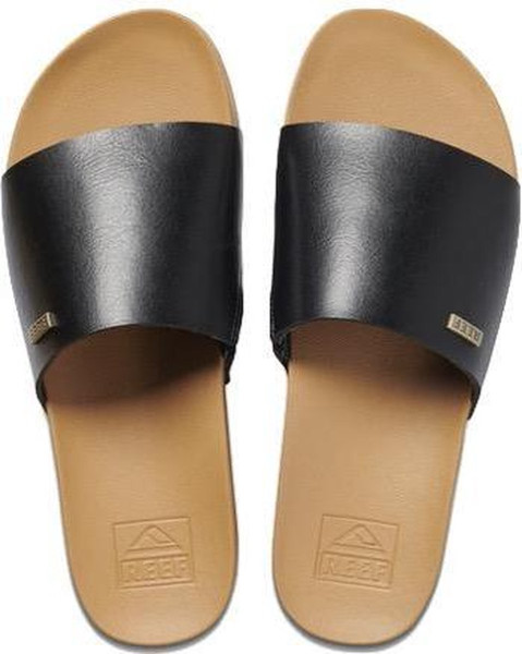 Reef Cushion Scout Dames Slippers - Maat 40 - Black/Natural