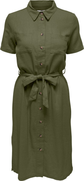 JDY Maat XS JDYSAY S/S MIDI SHIRT DRESS WVN Dames Jurk
