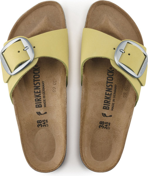 Birkenstock Madrid Dames Slippers Popcorn - 37 - Nubuck Buckle | DGM Outlet