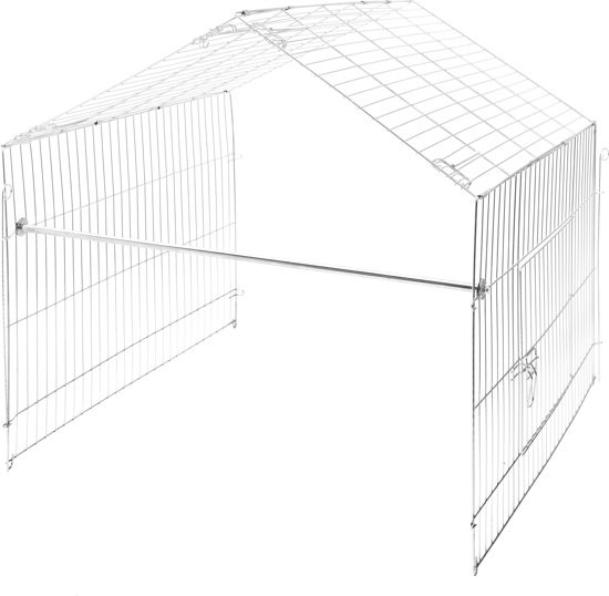 Kerbl Uitloopren - Uitbreidingsset voor Kerbl Konijnenhok - 110 x 103 x 103 cm