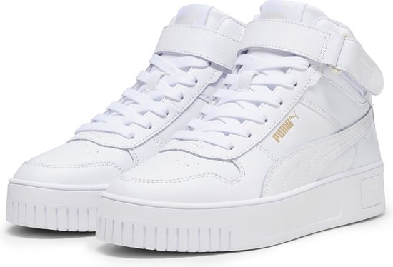 PUMA - maat 39- Carina Street Mid Dames Sneakers - Wit