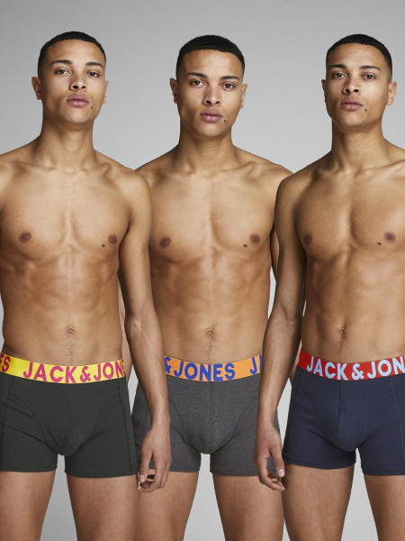 Onderbroek -maat M- Jack & Jones 3P Heren Boxershorts