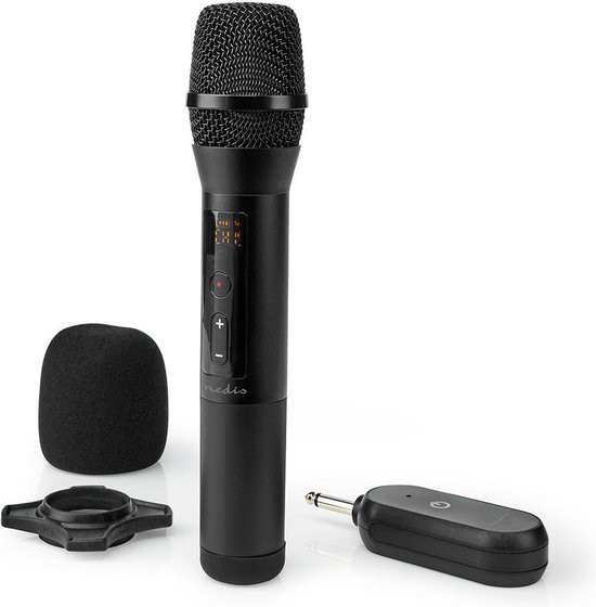 Draadloze Microfoonset - 20 Kanalen - 1 Microfoon - Cardioïde - 70 Hz - 13 kHz - 1000 Ohm - -95 dB -