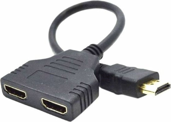 HDMI to Double HDMI Adapter GEMBIRD DSP-2PH4-04 Black