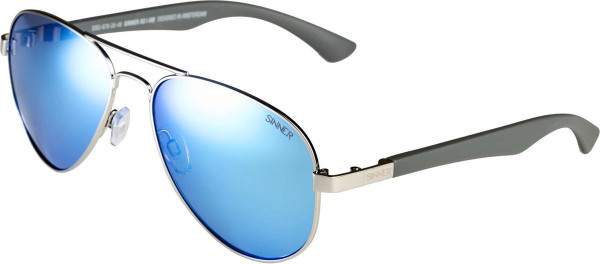 Sinner Zonnebril Unisex Santos - Lichtgrijs - One Size