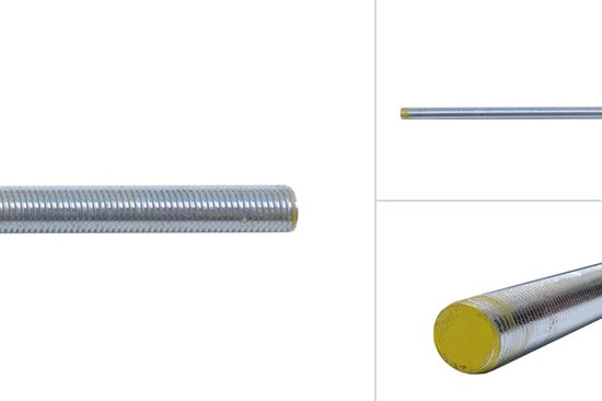 Draadeind Verzinkt M20 x 1m Sterkte 8.8 | Per Stuk