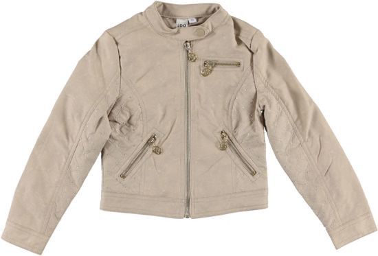 IDO Meisjes Jack - beige - Maat 110