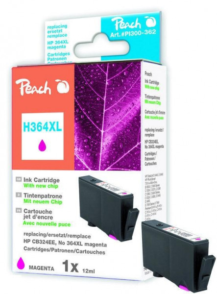 Peach H364XL - Inktcartridge HP 364XL - Magenta