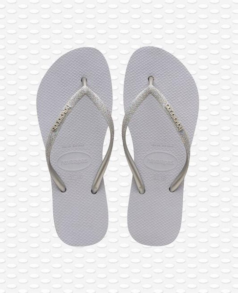 Havaianas Slim Flatform - Maat 35/36 - Dames Slippers - Ice Grey