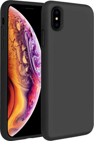 iphone x hoesje zwart - Apple iPhone xs hoesje zwart - iPhone 10 hoesje siliconen case hoes cover | DGM Outlet
