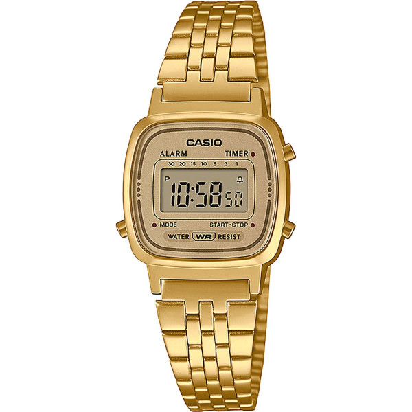 Casio Vintage Edgy LA670WETG-9AEF Dames Horloge - 24.6 mm