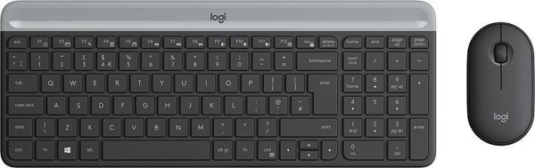 Logitech MK470 Slim Combo - Draadloos toetsenbord en muis - Zwart - QWERTY