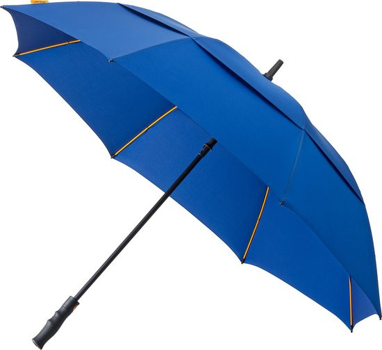 Falcone - Luxe Paraplu - Ã˜ 130 cm - Windproof Glasfiber Frame - Blauw