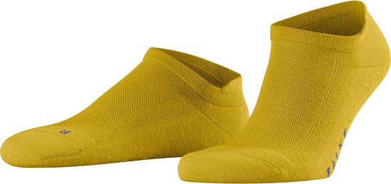 FALKE Cool Kick - Maat 46-48 - Unisex Sneakersokken - Deep Yellow