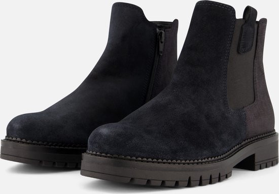 Gabor Chelsea boots - maat 40 - blauw Suede - Dames