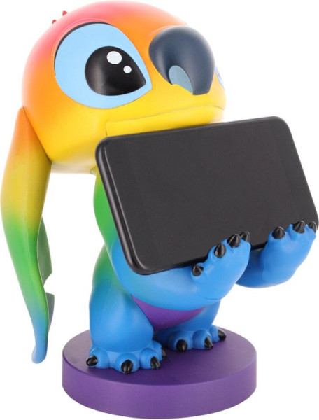 Cably Guy - Stitch Telefoonhouder - Controller Stand - Regenboog