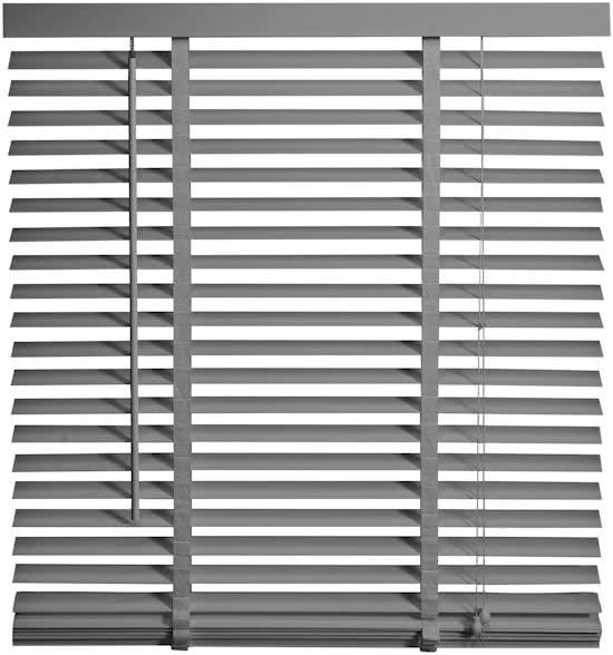 Demomodel - Intensions - Jaloezie Hout - 50mm - Uni FSC Donkergrijs - 130x175cm