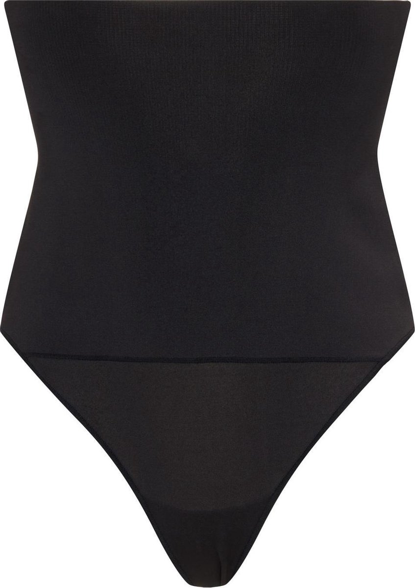 Maidenform Maat XL  Tame Your Tummy High Waist String Vrouwen Onderbroek - Zwart