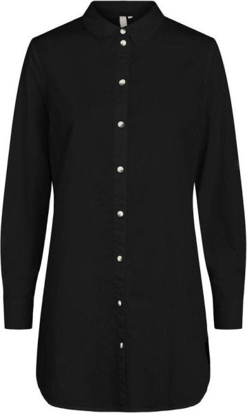 PIECES - Maat L - PCNOMA LS LONG SHIRT NOOS BC Dames Blouse