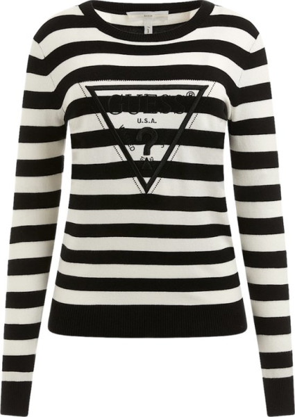 Guess- Maat S - Eloise RN LS Dames Sweater - Multi