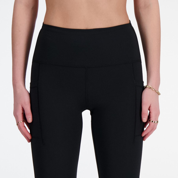 New Balance - Maat L - Sleek 27 Inch High Rise Legging Dames Sportlegging - Zwart