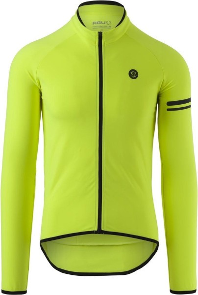 AGU - XL Thermo Fietsshirt Lange Mouwen Essential Heren - Fluo Geel