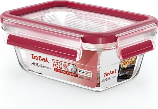 Tefal MasterSeal Glass Vershouddoos - 0,45 L