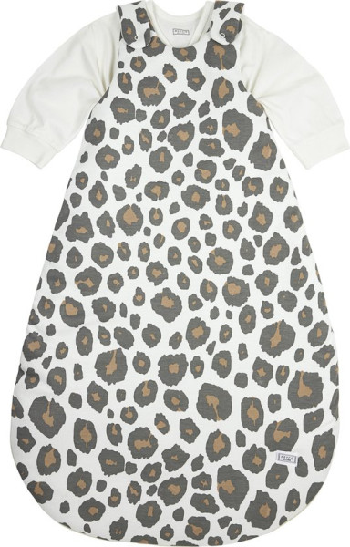 Meyco Baby Panter baby slaapzak rond tweedelig - neutral - 56/62