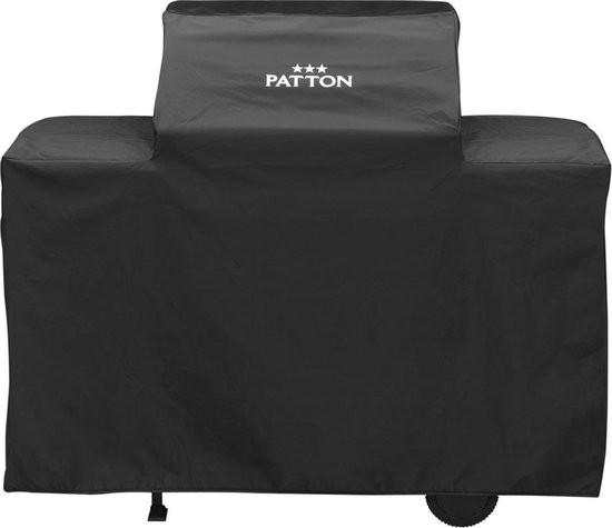 Beschermhoes Patton Patio Chef 4+-Burner - afm. 55x140x100 cm. - Zwart