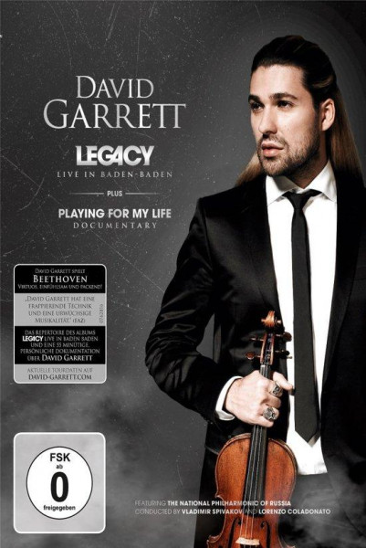 David Garrett - Legacy + Playing for my life (Blu-Ray)