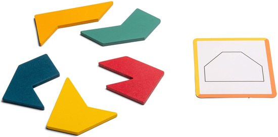 BS Toys Puntige Puzzel - Hout - FSC - 8+ jaar - In bewaarblik - 20 puzzels - 1 speler - Cadeau kind