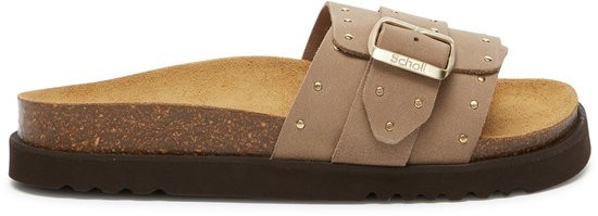 Scholl - maat 40- Scholl Women Joyce Suede Dark Beige